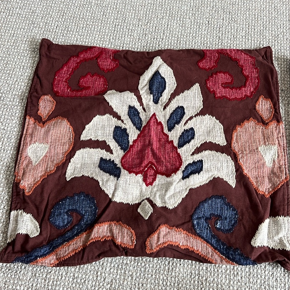 24x24 inch Pottery Barn Pillow Covers. SOLD AS A SET. Inserts not included.